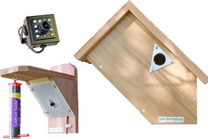 20m Wired Colour Bird Nestbox & Feeder Ultra HI-RES Side Camera System with Night Vision