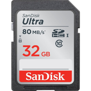 32GB SanDisk SDHC Card