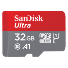 32GB SanDisk micro-SDXC Card
