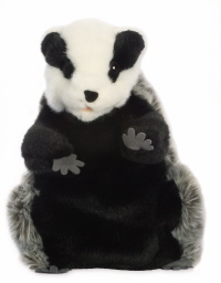badger hand puppet