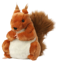 red squirrel hand puppet