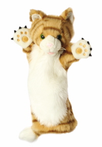 ginger cat hand puppet