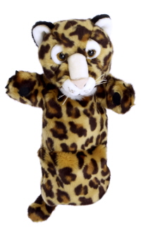 leopard hand puppet