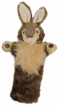 wild rabbit hand puppet