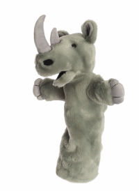 rhino hand puppet