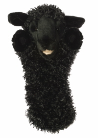 black sheep hand puppet