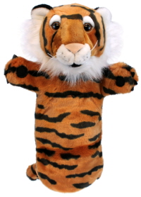 tiger hand puppet