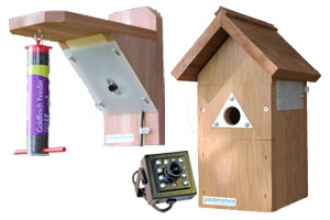 Bird Box & Bird Feeder Combi